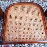 Set of 4 cannenated gondola chairs