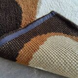 Vintage carpet 70s rectangular 135x80cm