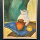 Original Swedish Oil On Panel – “Stilleben” By Helene Nilsson – Dated 1975 – Vintage & Framed – 48 × 40 Cm (18.9" × 15.7")