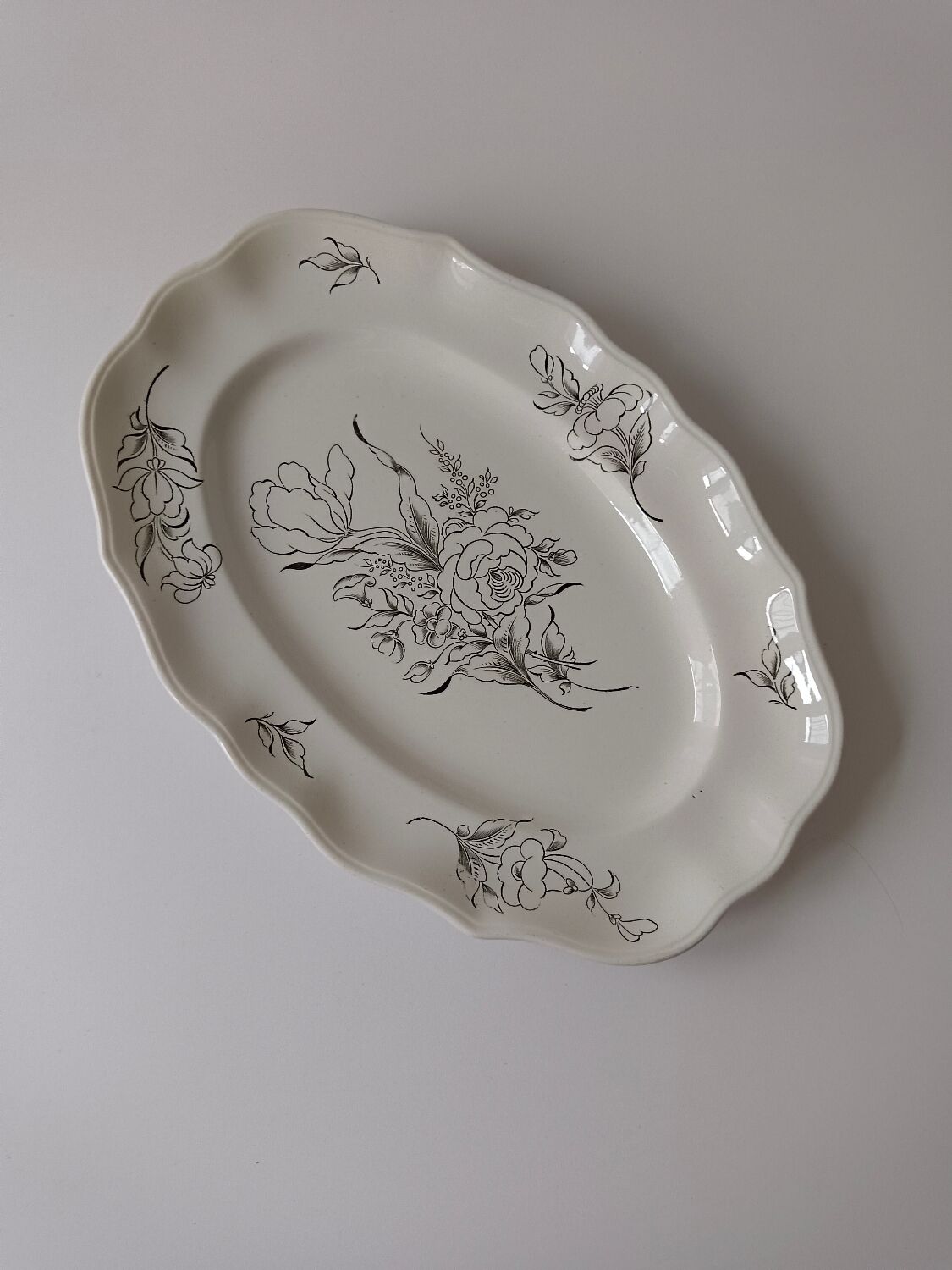 Ceramic dish Lunéville