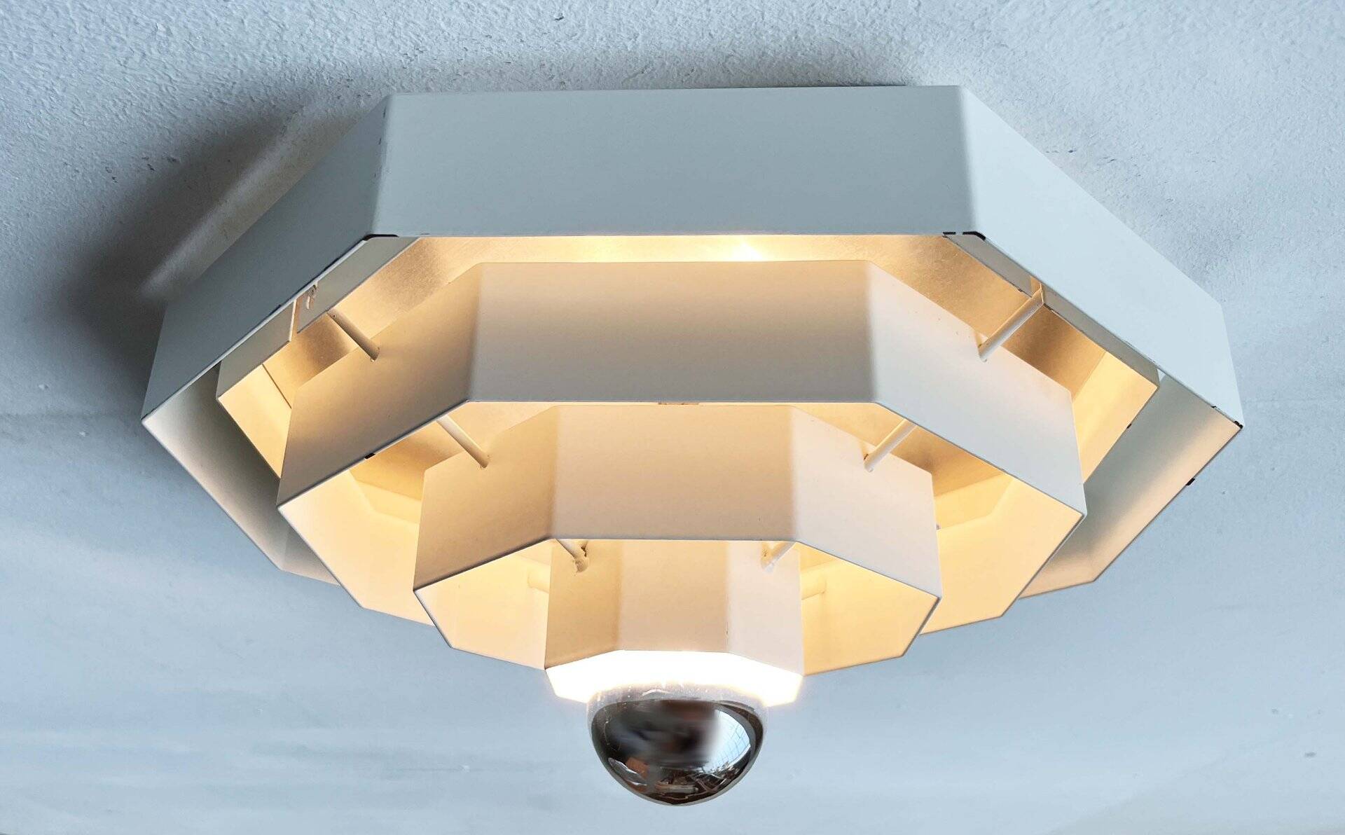 Lampe Plafonnier Octaform Allemande Moderne du Milieu du Siècle par Spectral Leuchten, 1960s