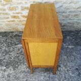 Compass feet chest of drawers