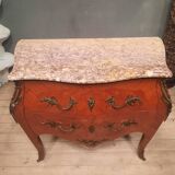 Louis XV style marquetry chest of drawers