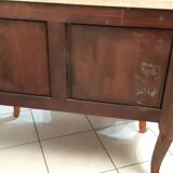 commode galbée style Louis XV ,bois de rose ,restaurée
