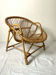 Basket chair in rattan