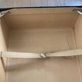 Malle Cabin Mid-Century Fibre Vulcanised / Beige Leather / Metal