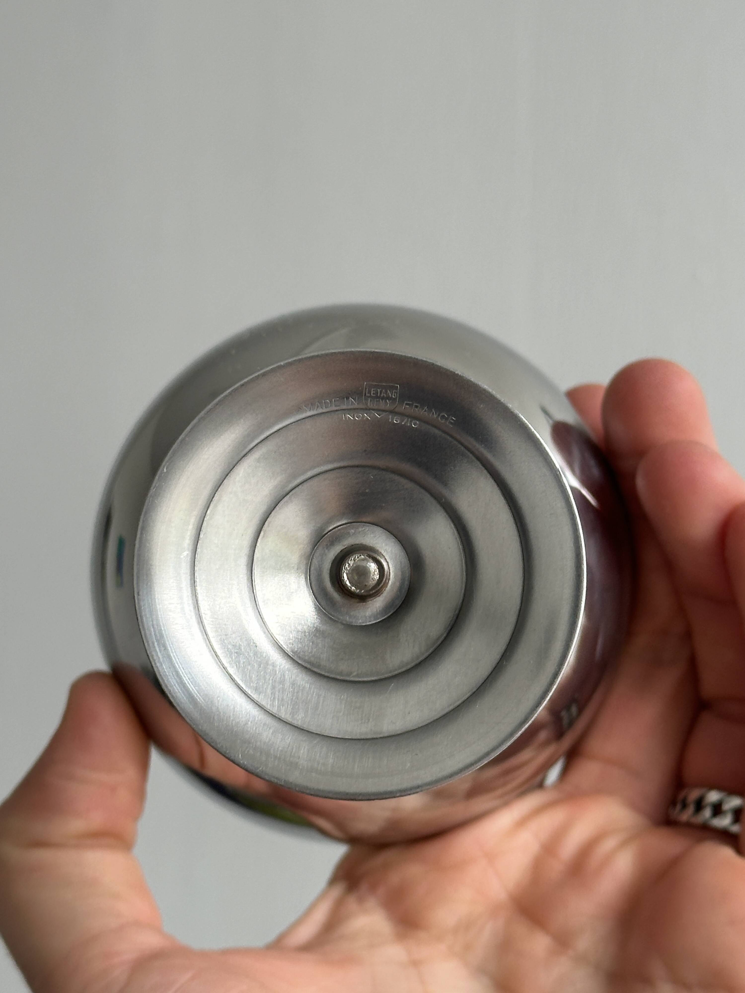 6 Letang Remy stainless steel footed bowls