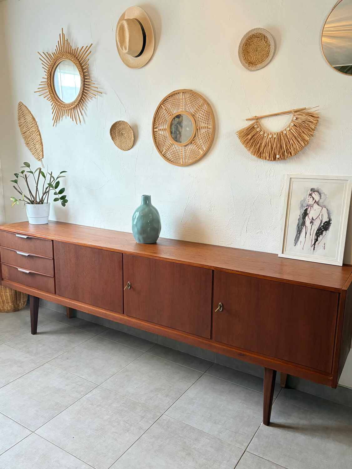 Vintage teak sideboard