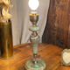 Onyx lamp, fish feet in bronze.