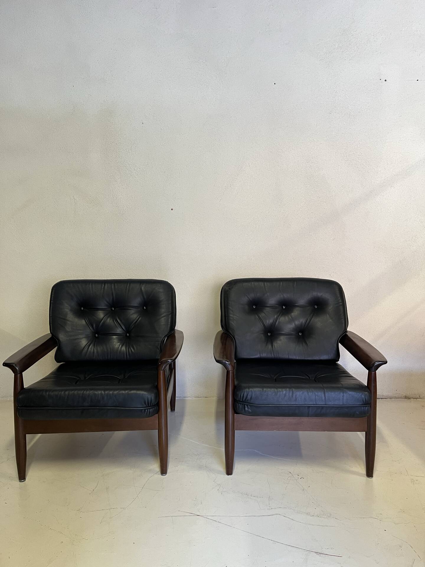 Paire de fauteuils scandinave danois