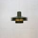 Danish Design Lamp Horn Lighting Model 763 – Restored Green Nordic Style Pe