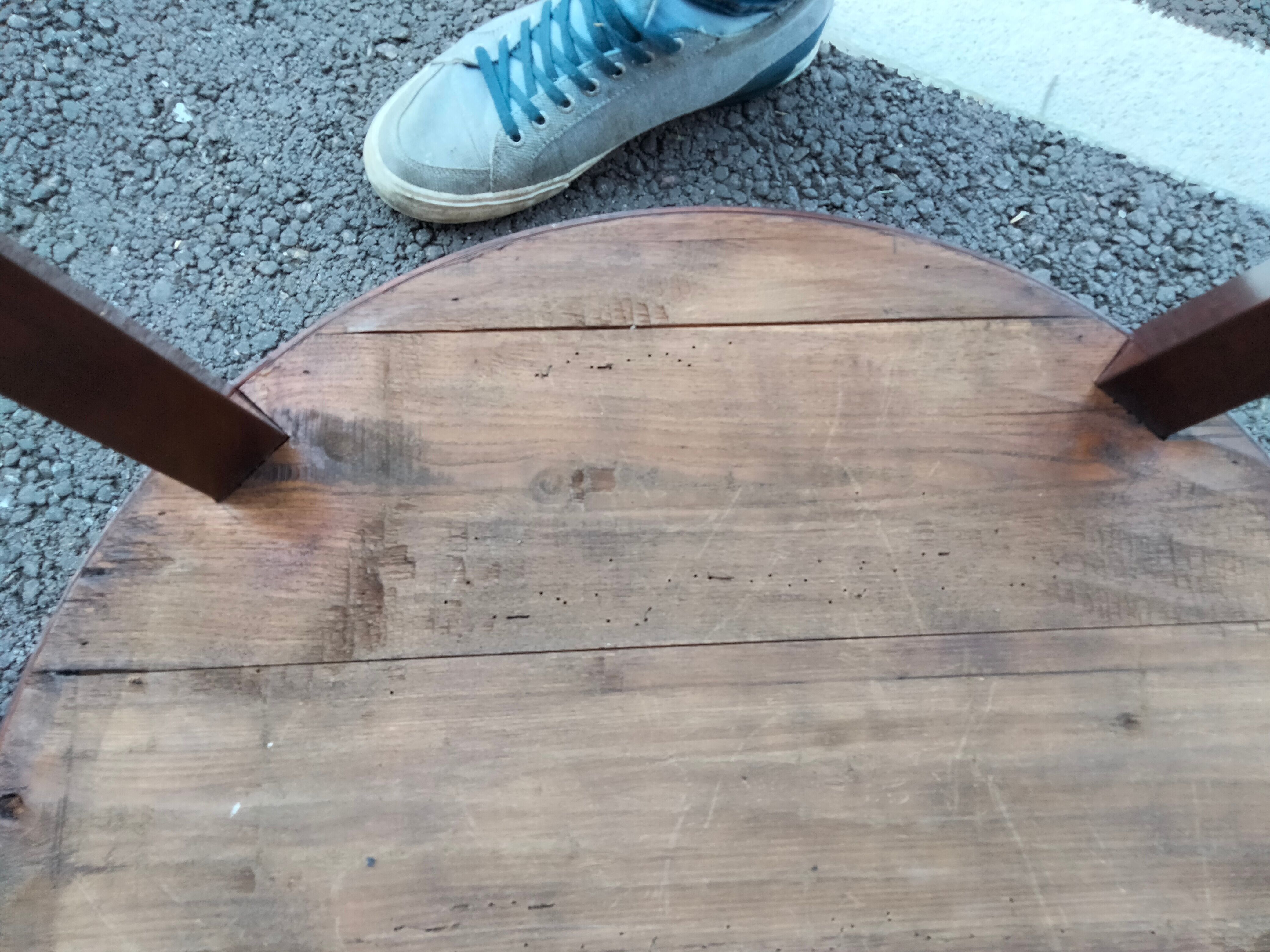 Table hot water bottle old marble top style Louis XVl