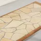 Italian Mid-Century Coffee Table with Mosaic Stone Top