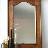 Wall trumeau mirror with shelf