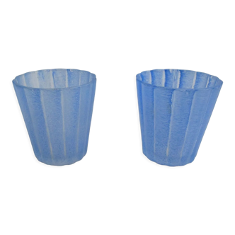 Candle glasses set of 2