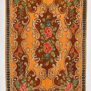 Wine Red & Orange Classic Vintage Kilim Rug, 171x289Cm