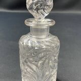 Early 20th century perfume bottle in SAINT LOUIS crystal, Fleurs de violet model