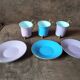 Set of 3 cups and saucers Silea