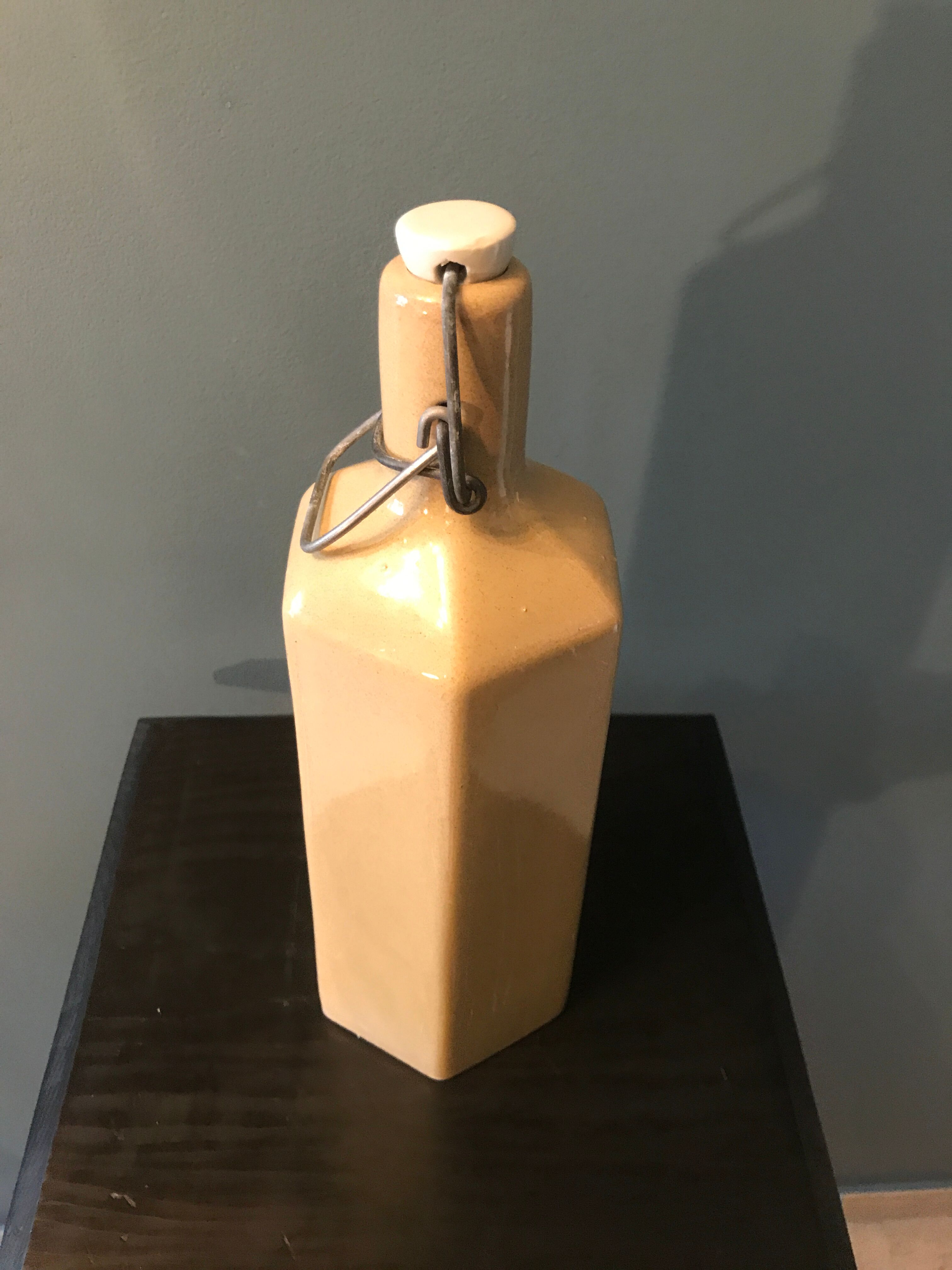 Ancienne bouteille bouillotte en grès