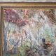 Oil on Canvas Painting Landscape Forest Hunting Scene signed M Pierret