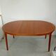 Danish round dining table by Sören Willadsen in teak, 60s