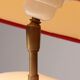 France pebble table lamp by François Chatain, 1980s