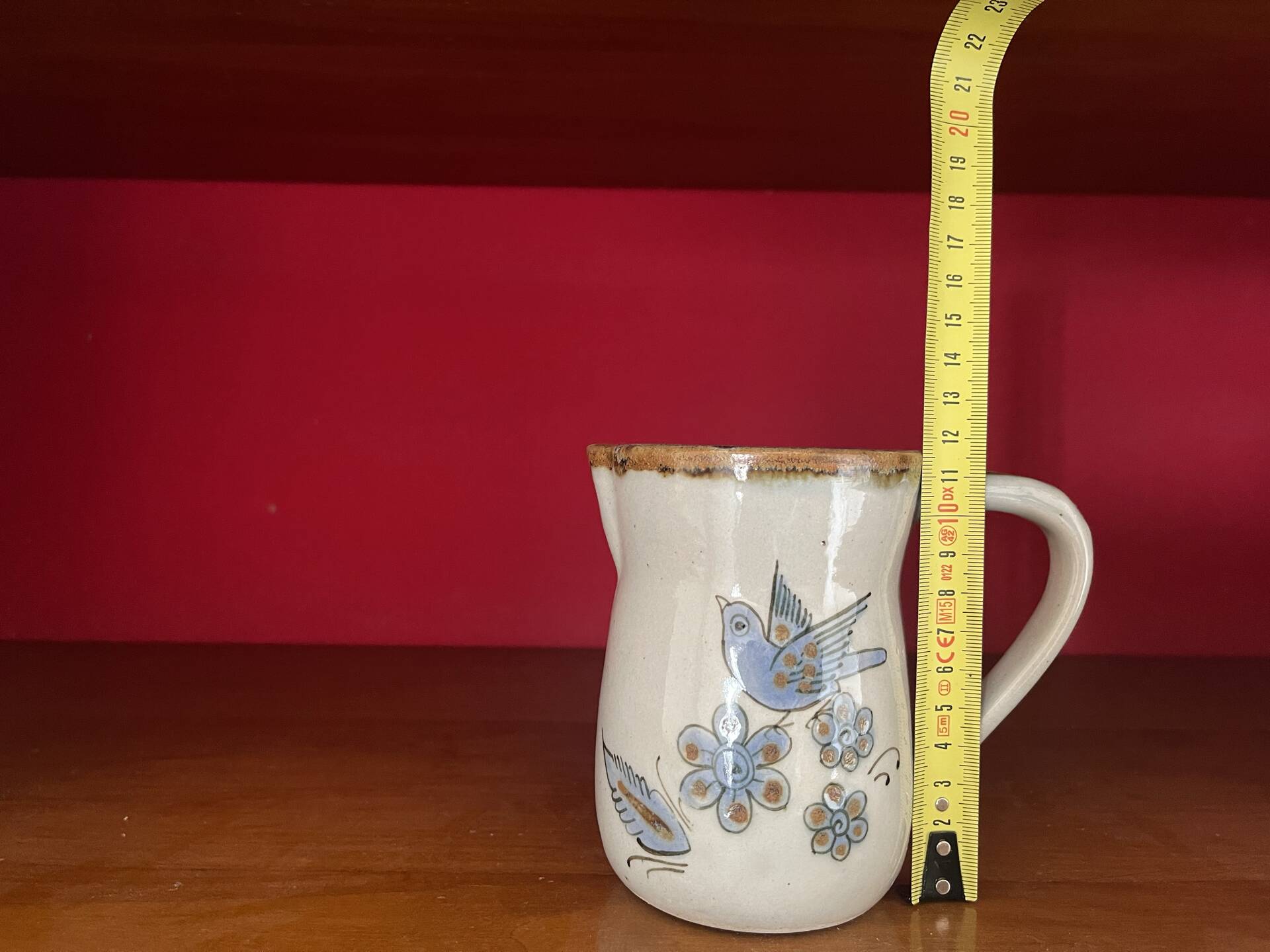 Vintage El Palomar Pitcher Tonala Mexican Pottery