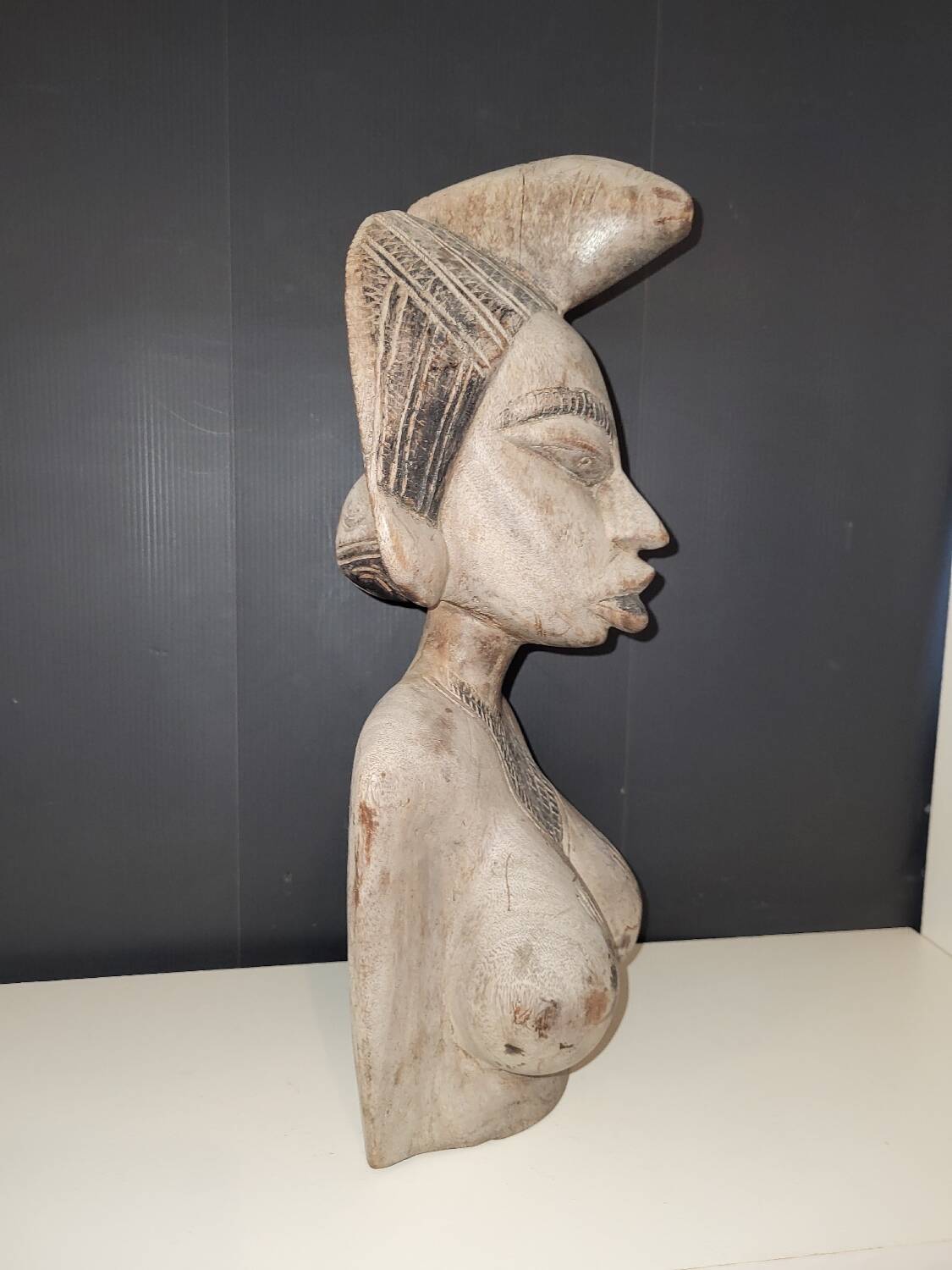 African woman bust