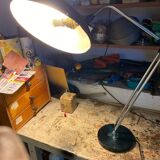 50s 60s black and chrome desk lamp