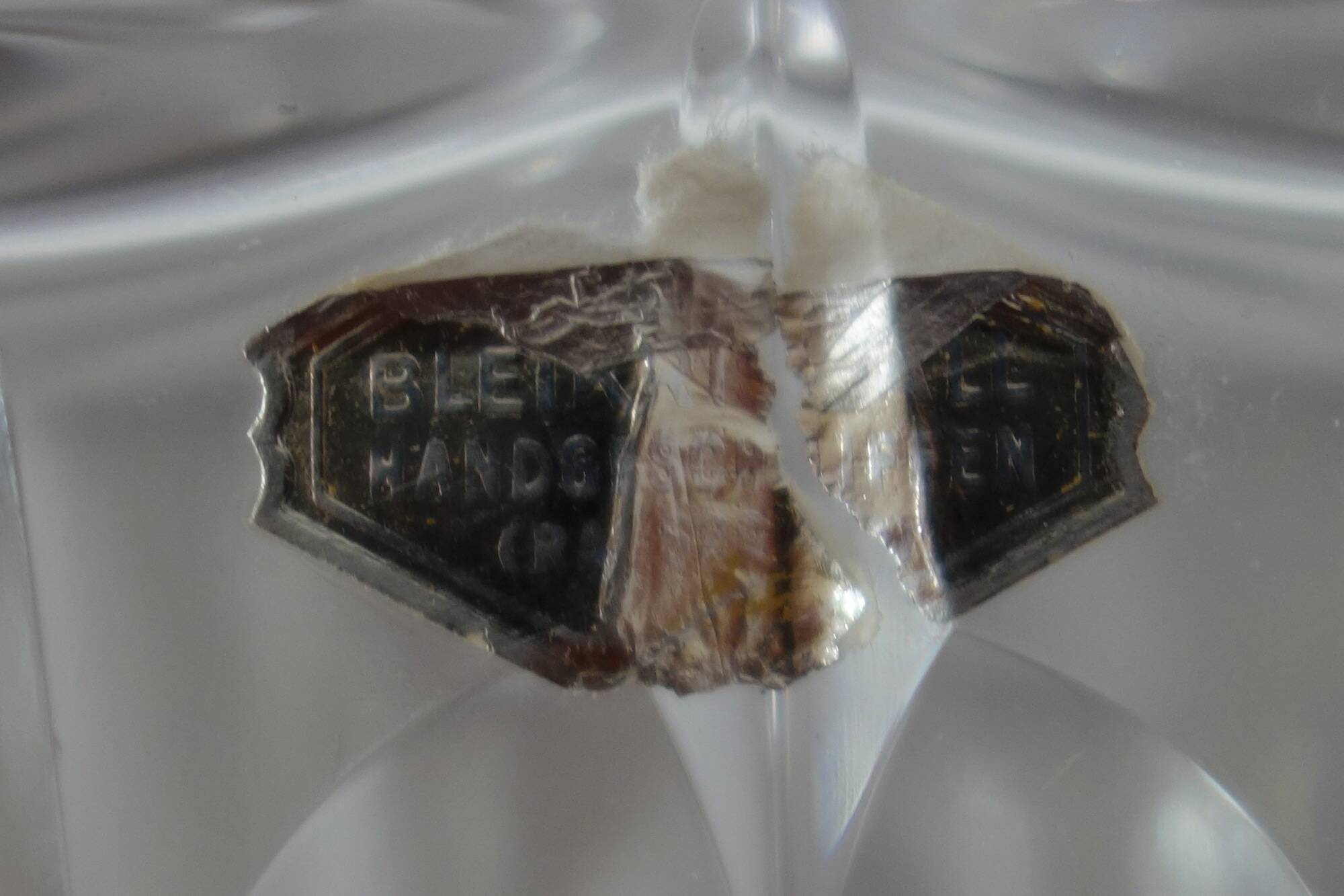 crystal whiskey decanter, Germany, 1970s