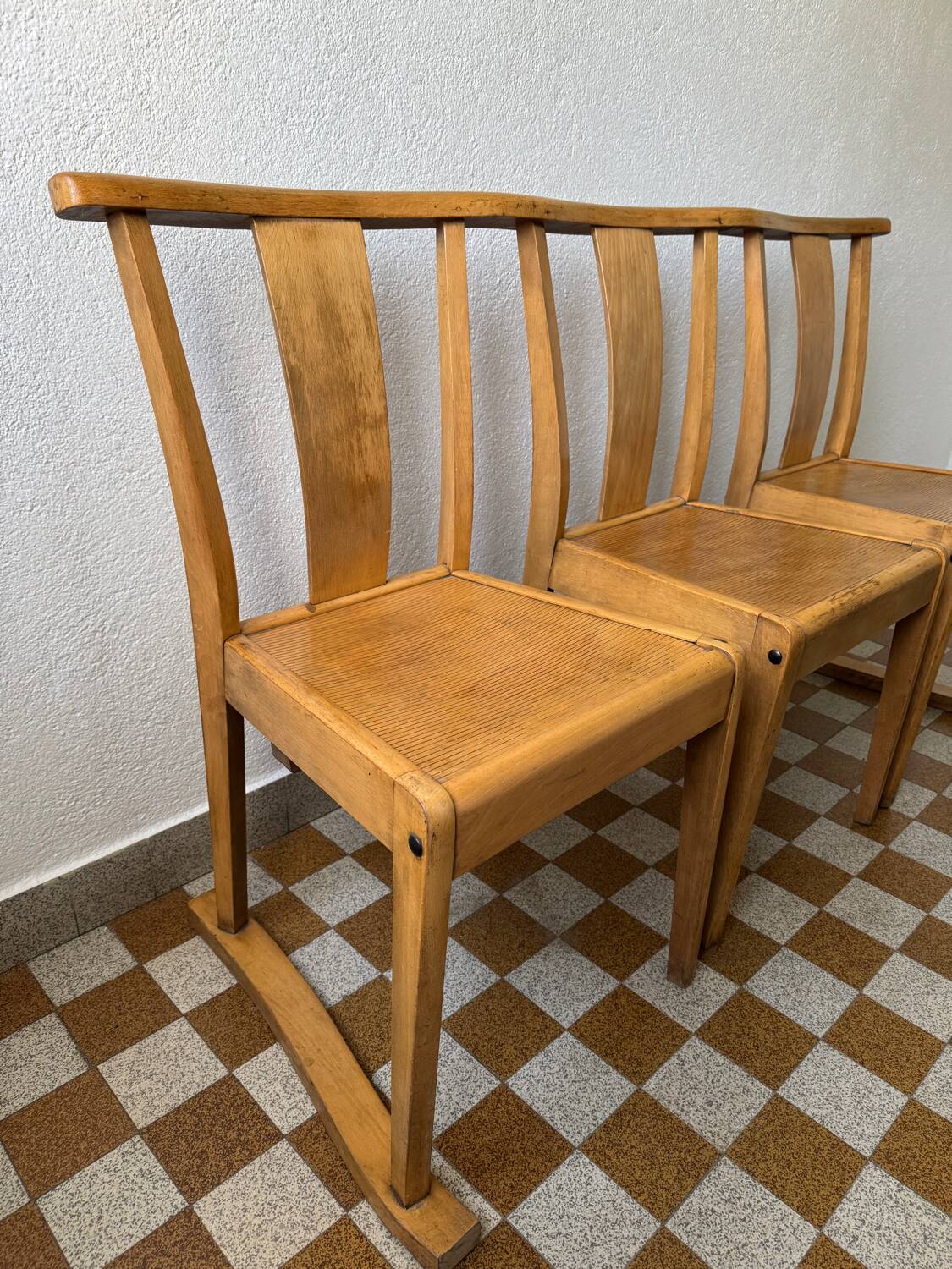 Banc d’église années 60