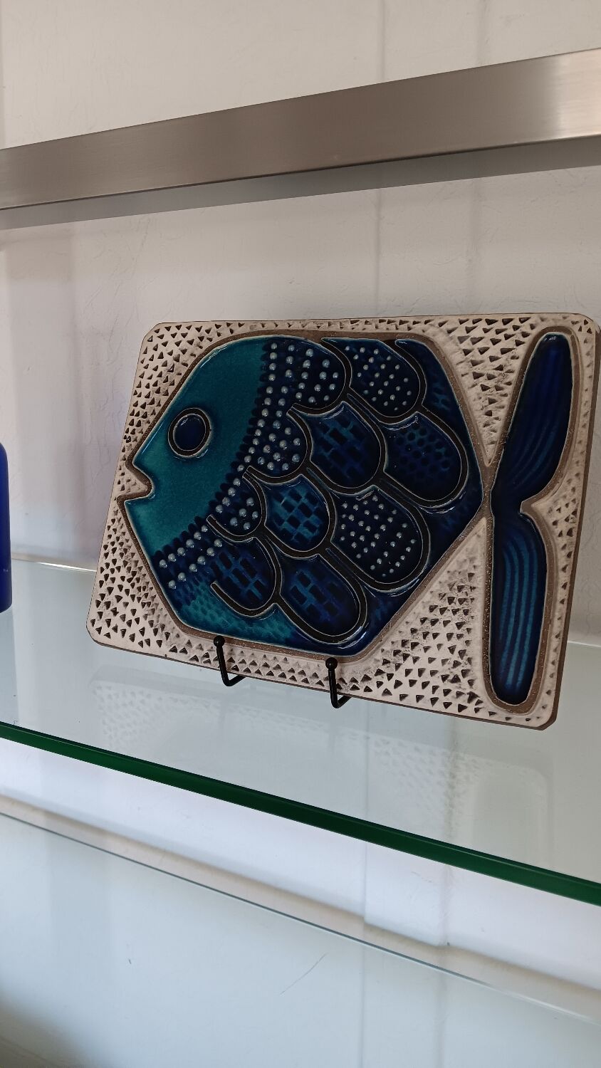 Plaque murale suédoise de Mari Simmulson pour Upsala Ekeby