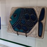 Plaque murale suédoise de Mari Simmulson pour Upsala Ekeby