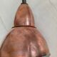 Street light, gallows, industrial wall light in copper from the 1930s