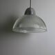 Suspension vintage verre prismatique