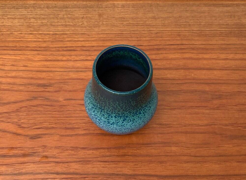 Mid-Century German Minimalist Ceramic Vase from Karlsruher Majolika, 1960s