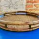 Bamboo and wicker tray