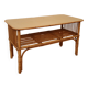Rattan shelf on legs