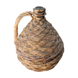 Dame-Jeanne braided wicker