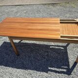 Table scandinave extensible en teck des années 60