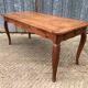 Louis XV style cherry farmhouse table.