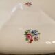 Porcelain fruit cup Sarreguemines Digoin Ancient flower bouquet