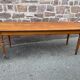 Table de ferme alsacienne 225 cm sapin teinte Merisier