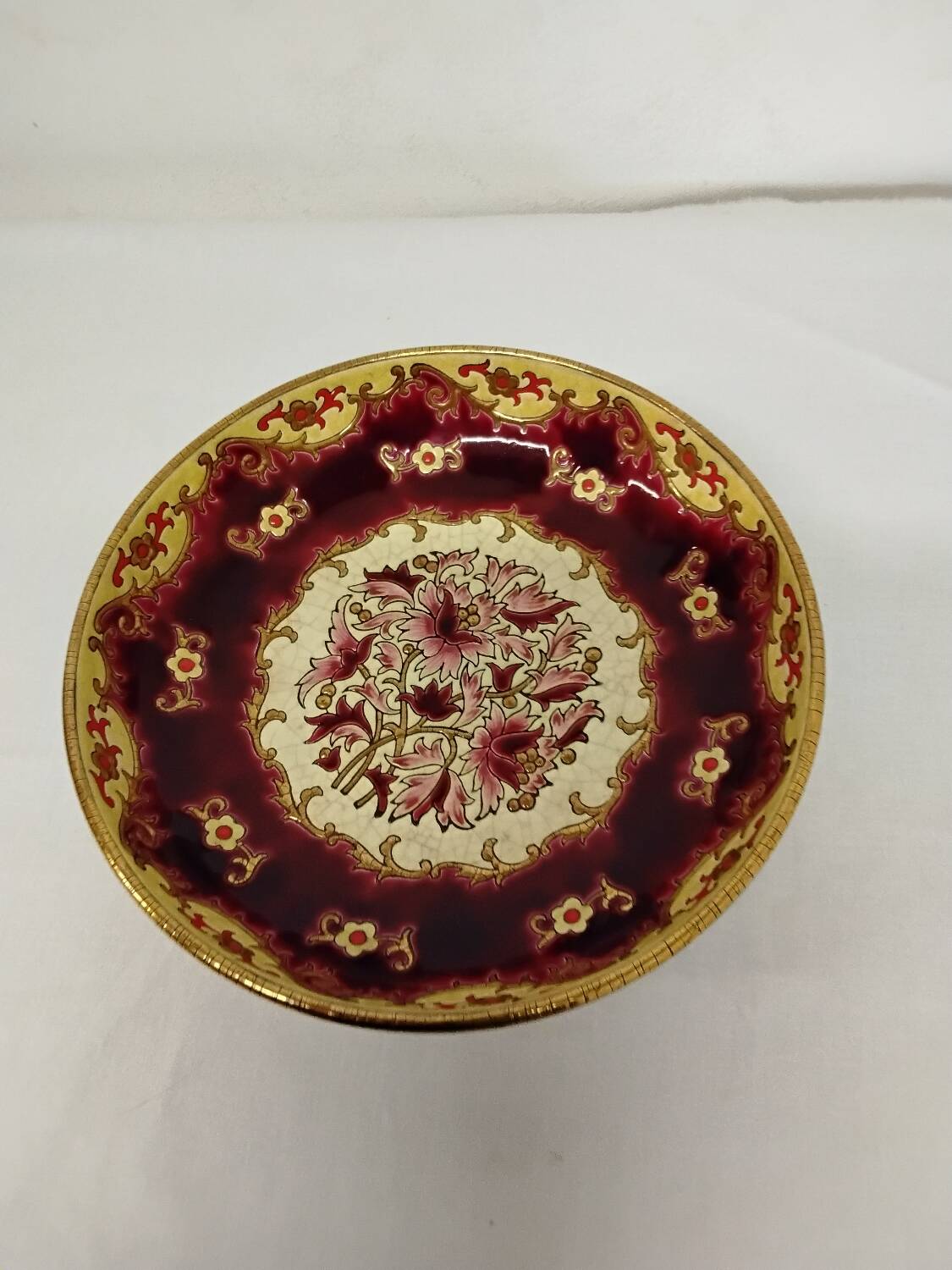 Longwy Enamels Plate