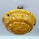 Art Deco amber glass pendant light, 1930s
