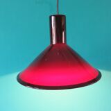 Suspension en verre Michael Bang, Holmegaard, Danemark, 1965