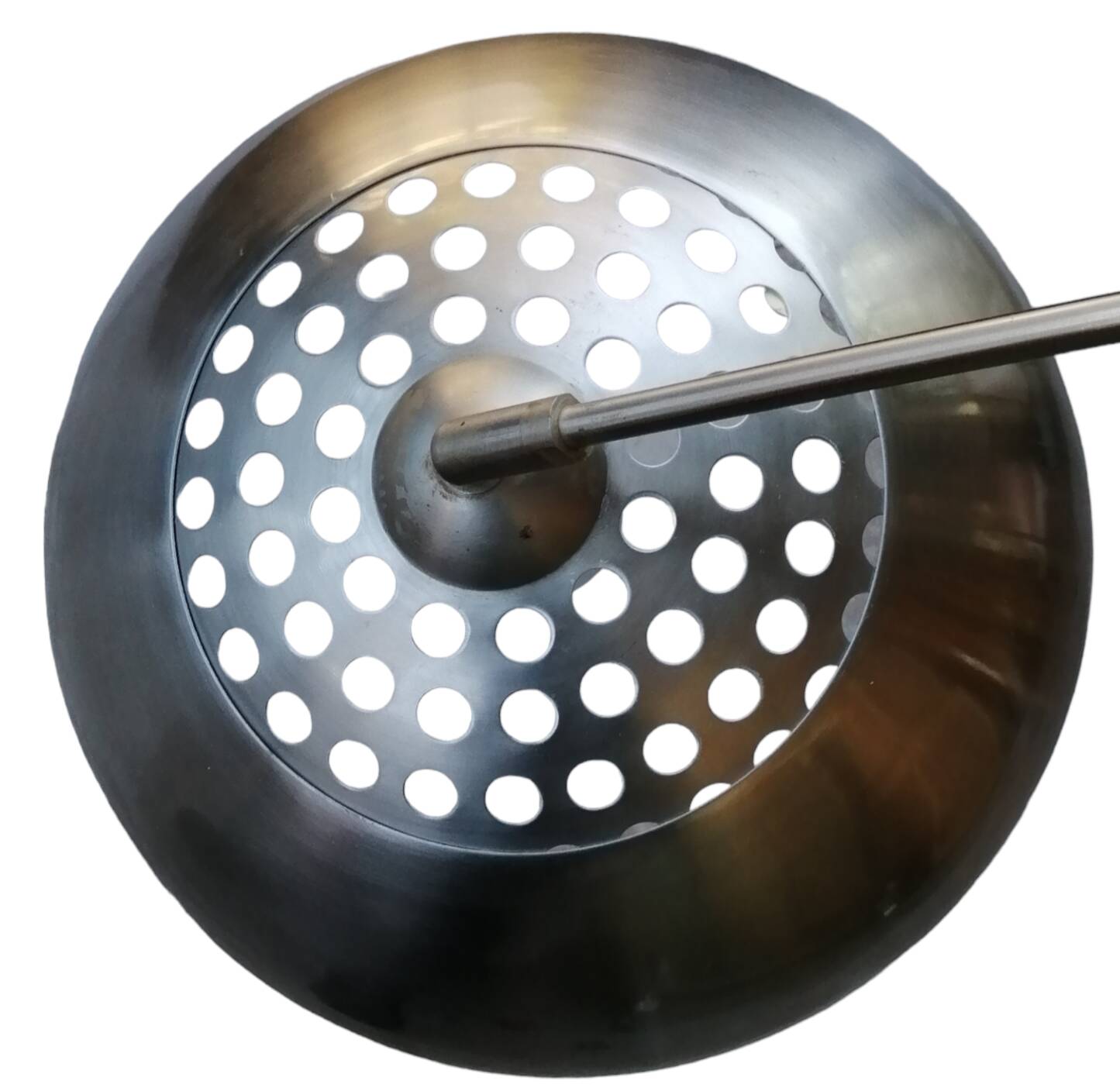 chrome metal design floor lamp