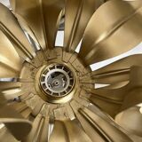 Florentine flower wall lamp revisited mounted as a portable lamp