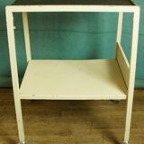 Vintage industrial metal rolling dessert