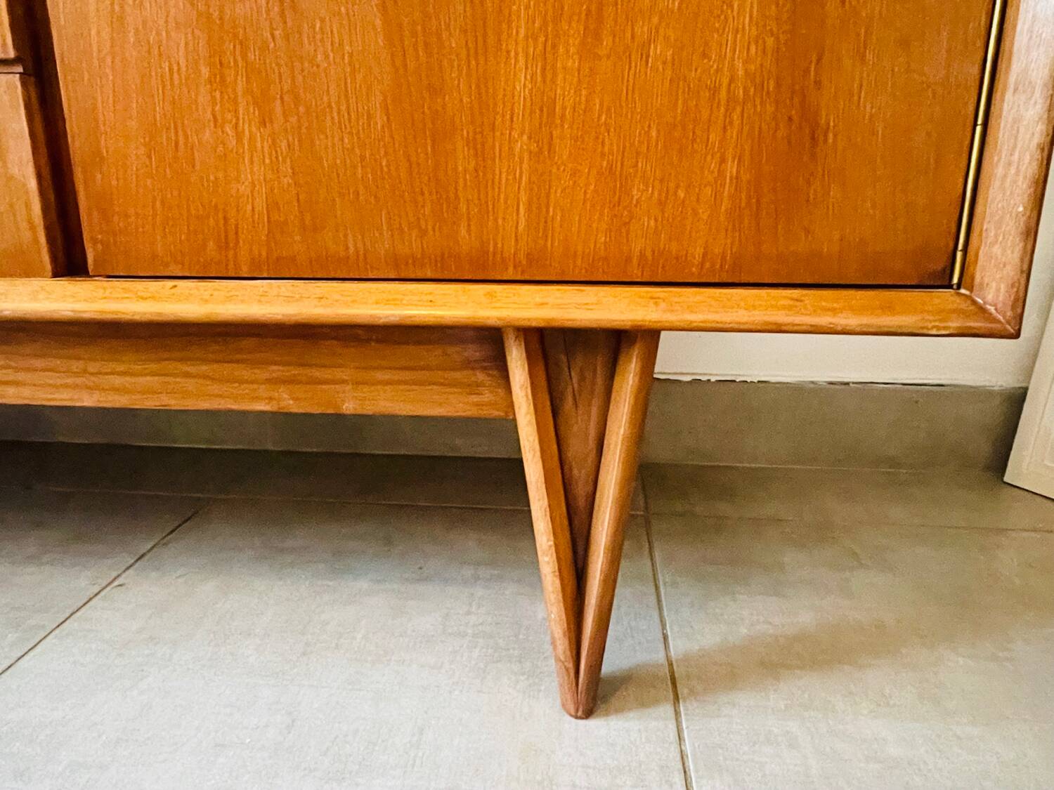 Vintage sideboard from 1962, signed